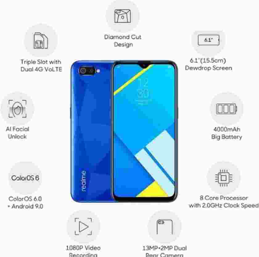 realme C2 mobile ( 2GB RAM and 32GB ROM )